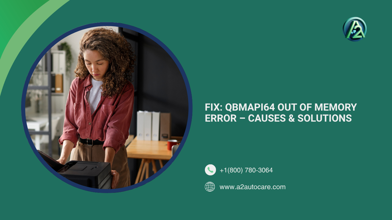 Quick Fixes for qbmapi64 out of memory error